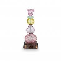 Pip Studio Lily & Lotus Kerzenständer Glas Perlen Lila 23,5 cm