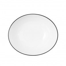 Seltmann Weiden Modern Life Black Line Tigela oval 18,5 cm