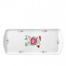 Seltmann Weiden Amina Ostfriesenrose Prato de bolo retangular 35x15,5 cm