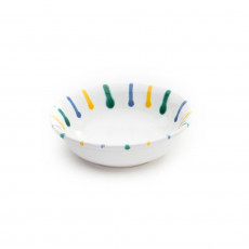 Gmundner Keramik Buntgeflammt Tigela pequena de muesli d: 14 cm / h: 4,5 cm / 0,27 L