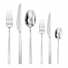 Sambonet Linea Q - Edelstahl 18/10 Conjunto de talheres 36 peças. Cabo inteiriço / Monobloco