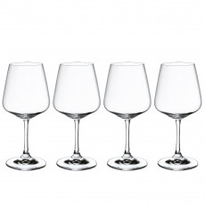 Villeroy & Boch Ovid Kristallglas Conjunto de copos de vinho tinto 4 peças. 0,59 L / h: 215 mm