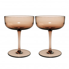 like. by Villeroy & Boch Like Glass Clay Like Clay taça de champanhe / taça de sobremesa conjunto 2 peças 0,12 L