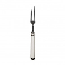Robbe & Berking Alt-Spaten - 925 Sterling Silber Tranchiergabel Frozen Black 225 mm
