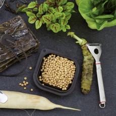 Sambonet Kitchen Gadget - Silikon grau Contentor dobrável 12x8,3 cm
