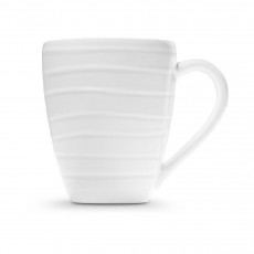 Gmundner Keramik Weißgeflammt Caneca de café da manhã Max em caixa de presente 0,3 L / h: 10,5 cm