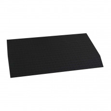 Sambonet Linea Q Tischsets Individuais de mesa 1 peça preto finamente estruturado 42x33 cm