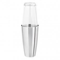 Sambonet Sphera Home Bar - Edelstahl poliert Boston Shaker com copo d: 9 cm / h: 17 cm / 0,5 L