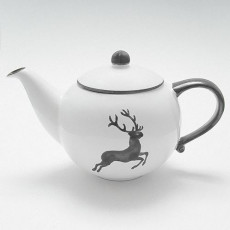 Gmundner Keramik Grauer Hirsch Chaleira lisa 1,5 L / h: 16,5 cm