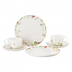 Rosenthal Brillance Fleurs Sauvages Conjunto de café para 2 pessoas 6 peças.