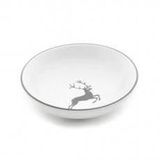 Gmundner Keramik Grauer Hirsch Tigela grande 17x4,8 cm / 0,2 L