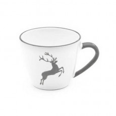Gmundner Keramik Grauer Hirsch Chávena de café superior Gourmet 0,2 L / h: 7,5 cm
