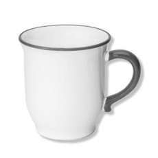 Gmundner Keramik Grauer Rand Caneca de Chocolate Classic 0,3 L