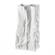 Rosenthal studio-line Do not litter Vaso de saco branco fosco 22 cm