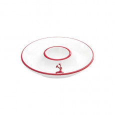 Gmundner Keramik Rubinroter Hirsch Copo de ovo liso d: 12 cm