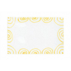 Gmundner Keramik Gelbgeflammt Placa retangular 30x20x2,5 cm