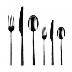 Sambonet Linea Q - Edelstahl / PVD schwarz Conjunto de talheres 36 peças