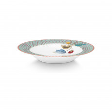Pip Studio Blooming Tales Blue Suppenteller 21,5 cm