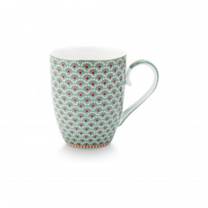Pip Studio Blooming Tales Blue Becher mit Henkel 0,36 L