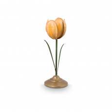 Pip Studio Lily & Lotus Kerzenständer Metall Tulpe Gelb 21 cm