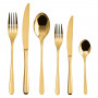 Sambonet Taste - Edelstahl / PVD Gold Conjunto de talheres 36 peças. Cabo inteiriço / Monobloco
