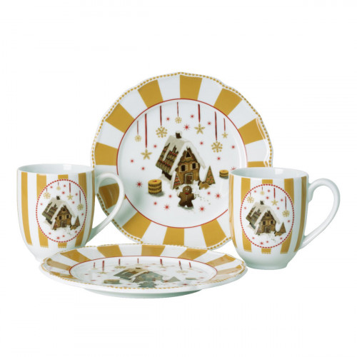 Hutschenreuther Christmas Love Beige Set 4 piese