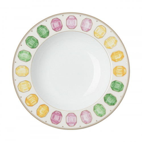 Swarovski x Rosenthal IDYLLIA Marshmallow Farfurie de supă 24 cm