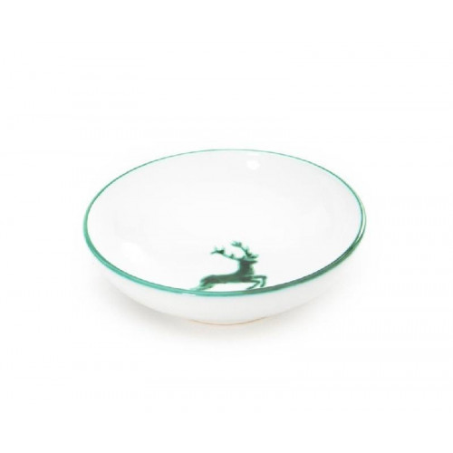 Gmundner Keramik Grüner Hirsch Mare bol d: 17 cm / h: 4,8 cm / 0,2 L