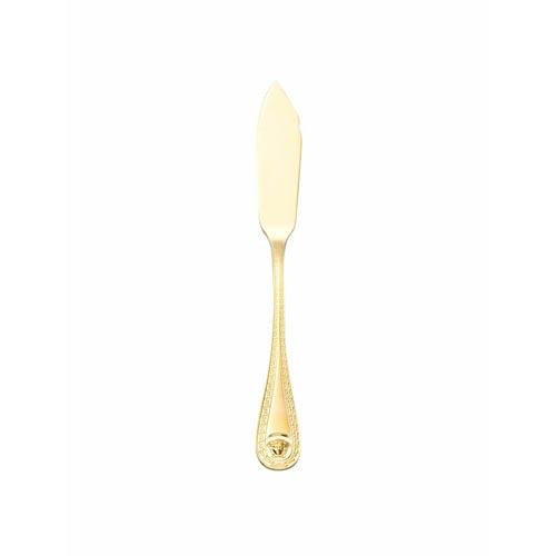 Rosenthal meets Versace Medusa Besteck 14 gramm vergoldet - Feingold 999 Cutit de peste 21 cm