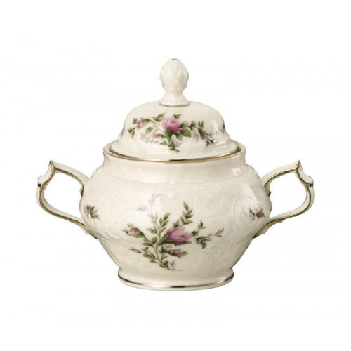 Rosenthal Sanssouci Elfenbein Moosrose neu Cutie de zahăr 0,26 l