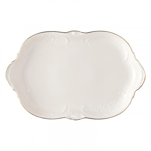 Rosenthal Sanssouci Elfenbein Gold Placă 33,5 x 21,5 cm