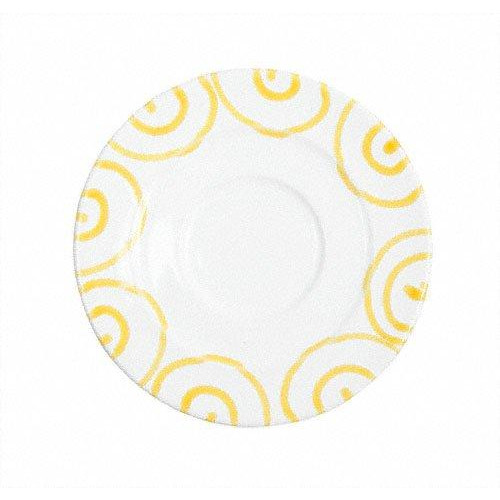 Gmundner Keramik Gelbgeflammt Farfurioară de cafea Gourmet d: 16 cm