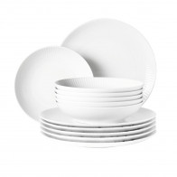 Seltmann Weiden Amina Weiß Set de masă de 12 piese