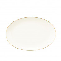 Seltmann Weiden Savona Oro Servierplatte oval 31x21 cm
