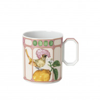 Swarovski x Rosenthal IDYLLIA Flycatcher Pink Cana cu maner 0,39 L
