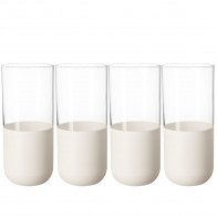 Villeroy & Boch Manufacture Rock blanc Set de 4 pahare long drink