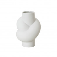Rosenthal Midi-Vasen Vase Node weiß matt 14 cm