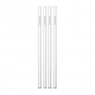 Schott Zwiesel Glastrinkhalme Set de paie din sticlă 4 bucăți cu perie de curățare l: 21 cm / d: 9 mm