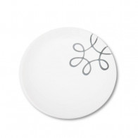 Gmundner Keramik Pur Geflammt Grau Farfurie de desert / Farfurie de mic dejun Cup d: 20 cm / h: 2,6 cm
