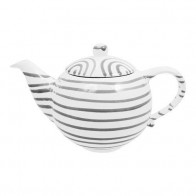 Gmundner Keramik Graugeflammt Ceainic neted 1,5 L / h: 16,5 cm
