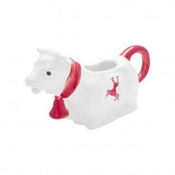 Gmundner Keramik Rubinroter Hirsch Stropitor de lapte Vacă de lapte 0,16 L / h: 9,2 cm