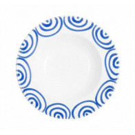 Gmundner Keramik Blaugeflammt Farfurie de supă Gourmet d: 24 cm / h: 4 cm