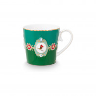 Pip Studio Love Birds Emerald-Green Teetasse grün duo 0,25 L