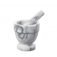 Küchenprofi Küchenzubehör Mortar pe picior cu pistil marmură d: 12 cm / h: 11 cm