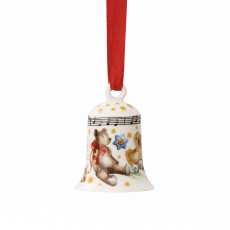 Hutschenreuther Sammelserie Weihnachtslied 2026 Clopoțel din porțelan 7 cm