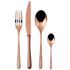 Sambonet Venezia Edelstahl PVD / Kupfer Set de tacâmuri 24 piese