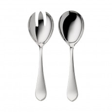Robbe & Berking Eclipse - 150 gramm versilbert Set tacâmuri pentru salată mic 2 piese.