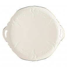Rosenthal Sanssouci Elfenbein Gold Platou de tort / Platou de tort 32 cm