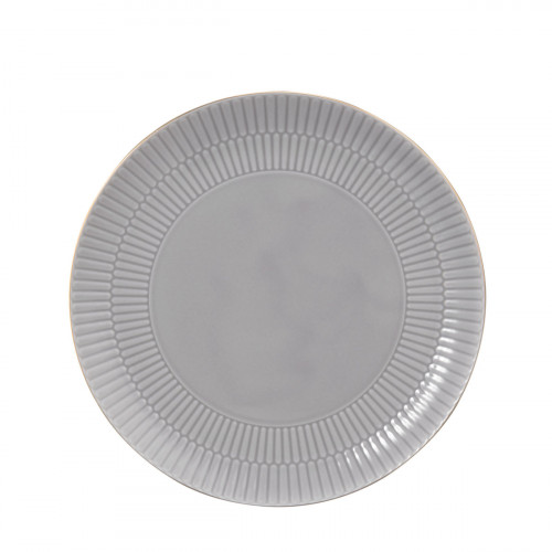 Seltmann Weiden Amina Silbergrau Goldrand Frukosttallrik rund 22,5 cm