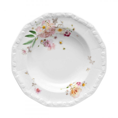 Rosenthal Maria Pink Rose Sopptallrik 23 cm